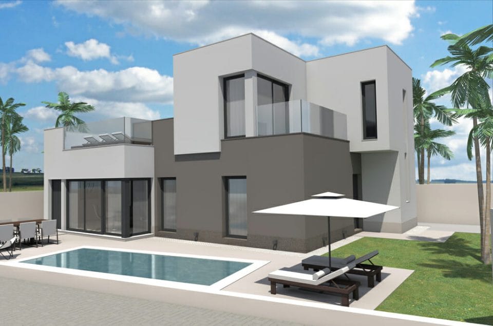 Vrijstaande nieuwbouw villa Torrevieja