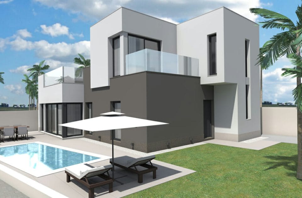 Vrijstaande nieuwbouw villa Torrevieja
